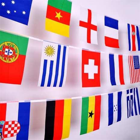 6408 Banderines países internacionales