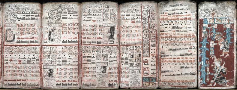 1 Códice Dresde Es el códice más antiguo y el mejor conservado. Tiene 39 hojas y mide algo más de 3 metros y medio. Está escrito sobre un material parecido al papel.