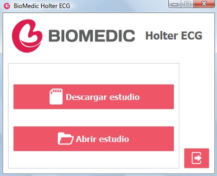 Adquisición de Datos Haga un doble click en el icono que se encuentra en el escritorio con el nombre BIOMEDIC HOLTER ECG,