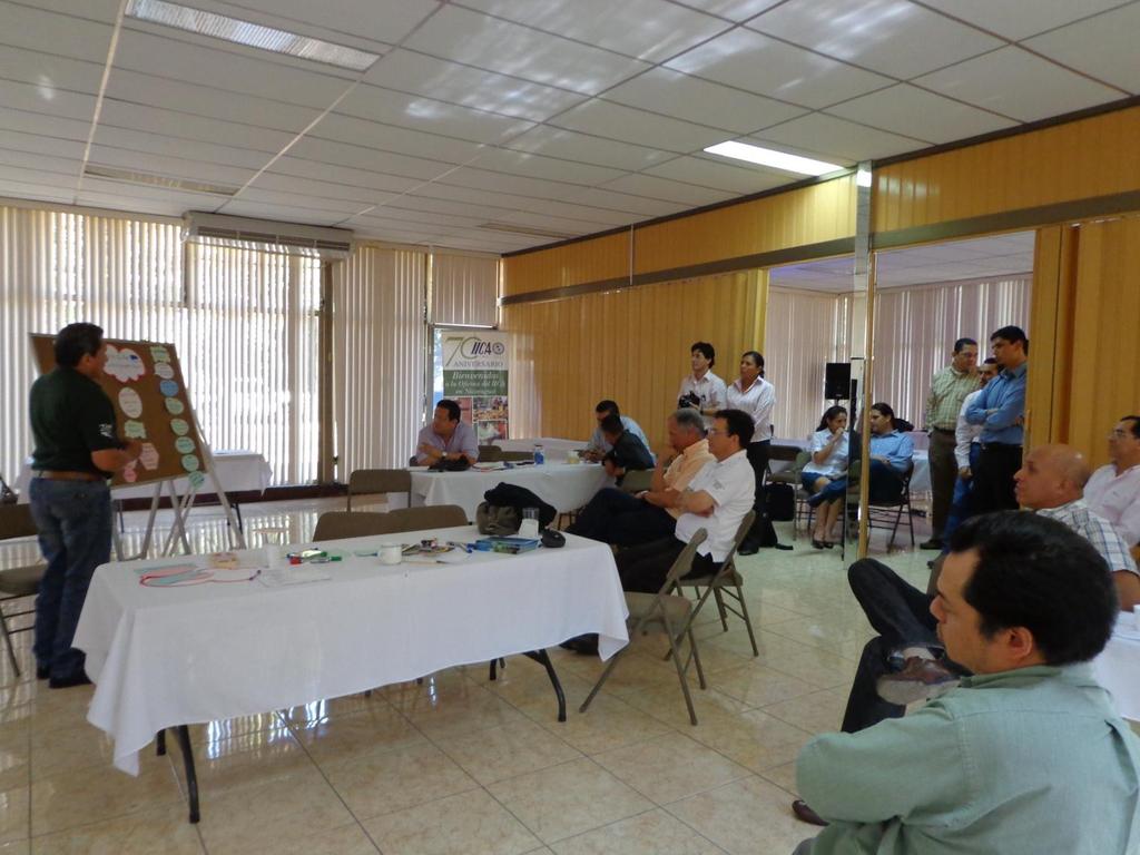 Profesionales Oficina del IICA en Nicaragua Profesionales del CTL. Profesionales de la Red de Transferencia Tecnológica de SICTA.