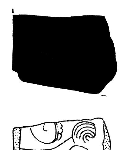 Figura 6 Fragmento de trono o altar esculpido,
