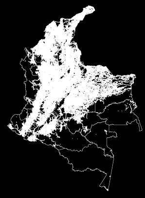 colombianos no tienen acceso a electricidad (Fuente: Banco Mundial, 2014) Red vial nacional