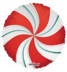 Globo Feliz Navidad Poinsetia Foil Redondo 45cm - A1465802