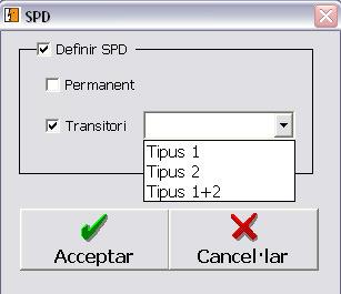 SPD(*) (Sistema Protecció Dispositius) En caso de