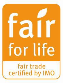 ) Responsabilidad social y Comercio justo, certificado por EC Certificado conforme al programa Fair for Life Responsabilidad social y Comercio justo Certificado de Comercio justo, sólo cuando se use
