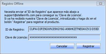 Aparecerá el mensaje 'Clave de licencia ha sido guardado con éxito' una vez que se haya guardado con éxito. Haga clic en OK.