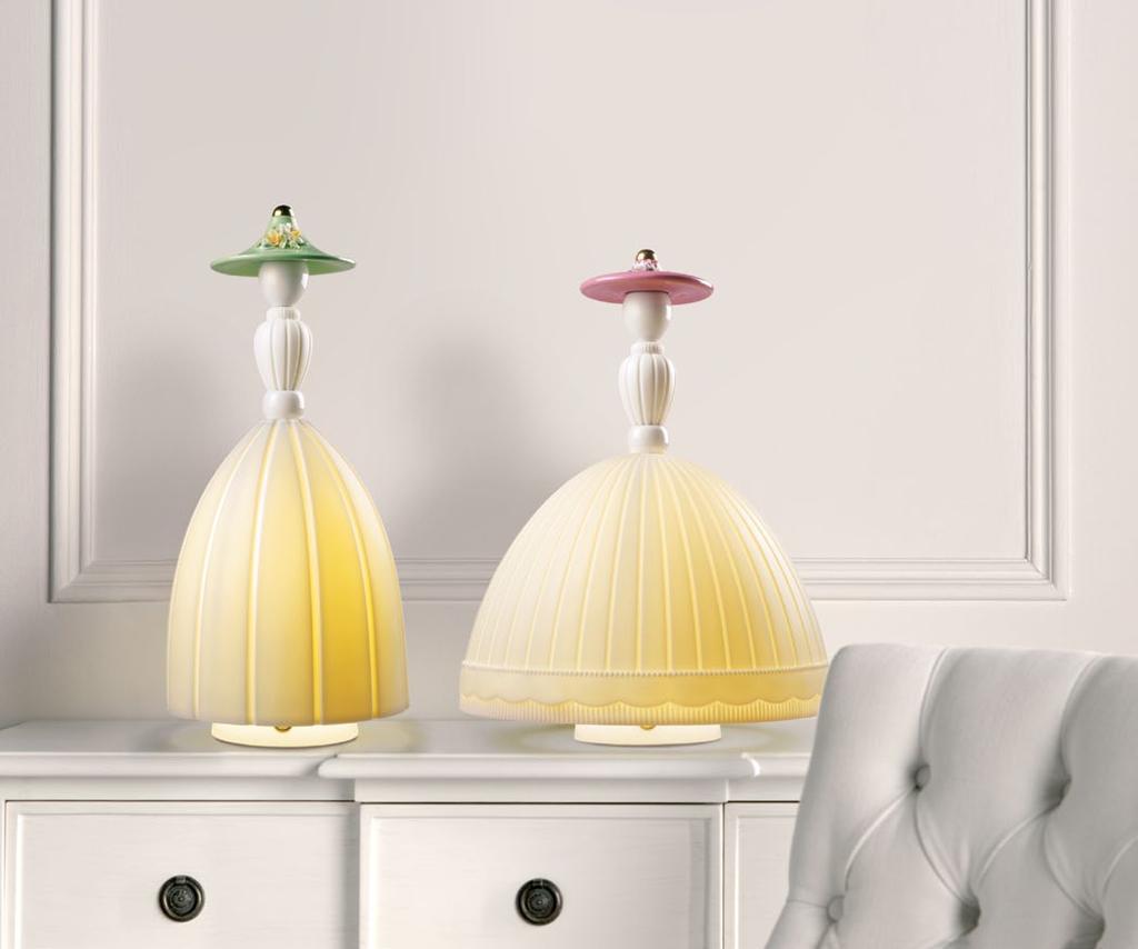 Customized Thanks to Lladró s consummate control of porcelain, besides the standard models and sizes of our lamps and