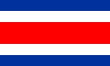 Azul: El cielo que cubre Costa Rica como un manto protector, meta del ser humano cuando busca los más altos ideales y piensa en la eternidad.