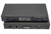 Audio/video Extensor DVI Dual Link via Fibra Optica Extiende una señal DVI-D con una resolución máxima de 2560x1600 @60Hz hasta 2000 metros.
