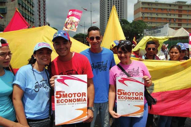 QUINTO MOTOR ACTIVADO: PRODUCCION Y DEFENSA En el marco más difícil, complejo y exigente para la Patria, el presidente Nicolás Maduro junto al pueblo revolucionario movilizado en la calle defendiendo