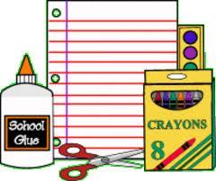 Pre-Kinder Supply List Lista de materiales 2-boxes of big crayons (8 count) 1 Box of washable markers 2 bottles of medium glue 1 medium backpack to fit a notebook that will be sent home daily 1