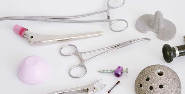 instrumentos quirúrgicos e implantes de metal,