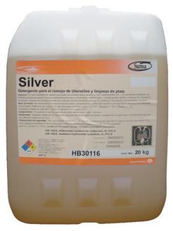 Silver Limpieza de Plata Detergente para la limpieza de plata. Detergente para remojo de utensilios y limpieza de plata.