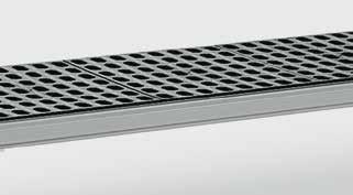 ESTANTERÍAS De pie de aluminio Bandejas de polipropileno Fabricadas totalmente en polipropileno alimenticio de alta densidad.