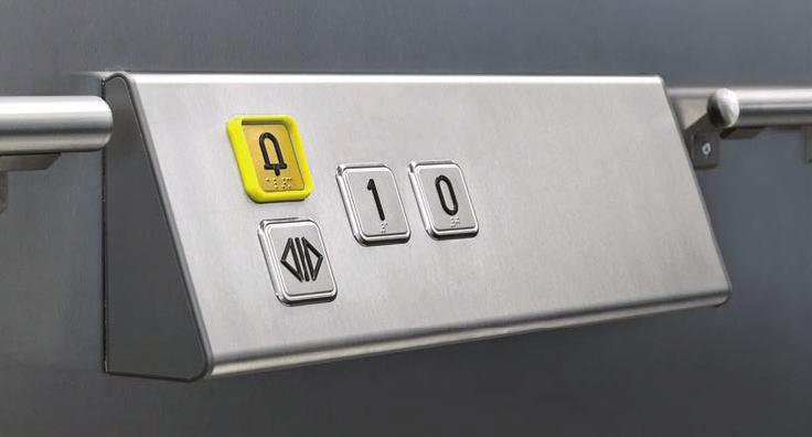 Complemente su ascensor con atractivos detalles Características y opciones Fácil de utilizar Necesita pulsadores con sistema Braille? Para su edificio es fundamental un acceso restringido?