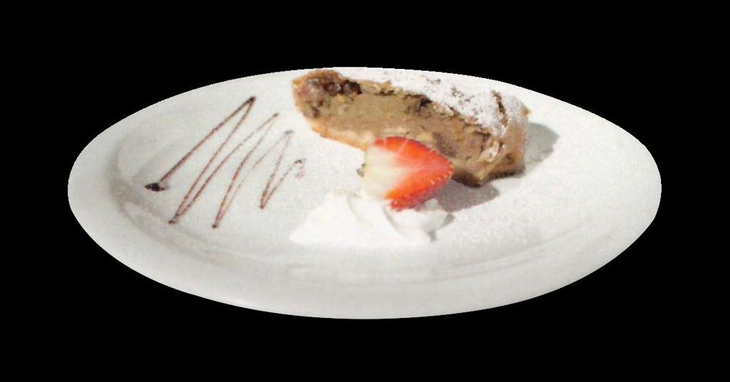000 Ceviche mixto POSTRES Strudel de manzana Torta de ciruela Mousse de chocolate Flan de