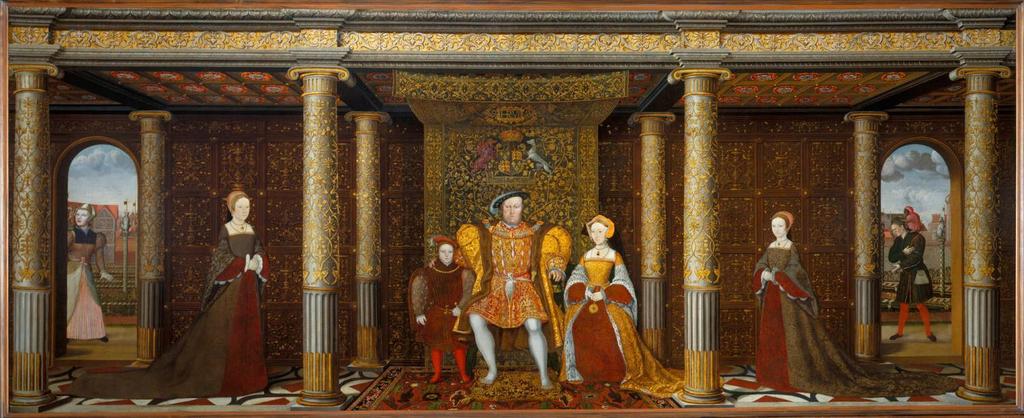 Anónimo inglés La familia de Enrique VIII