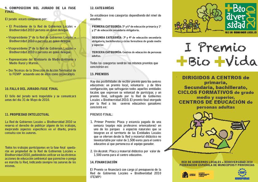Red de Entidades Locales + Biodiversidad - Premio