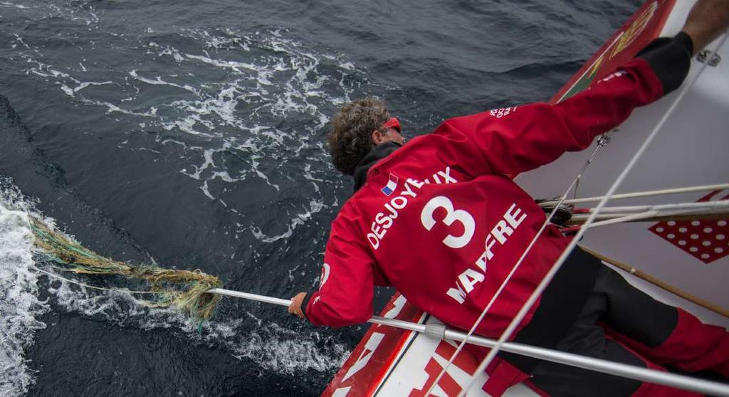 Volvo Ocean Race Programa Educativo para la Sostenibilidad TEMA 4 Las viejas redes de pesca que flotan por el mar, llamadas redes fantasma, suponen hasta el 10% de la contaminación por plástico en