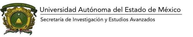 La Universidad Autónoma del Estado de México (UAEM) a través de la Secretaría de Investigación y Estudios Avanzados (SIEA) con fundamento en los artículos 1, 2 fracción IV, 15 de la Ley de la