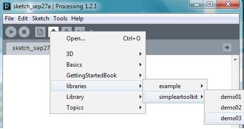 C:\Archivos de programa\processing-1.2.1. Seleccionar el archivo processing.exe. 8.