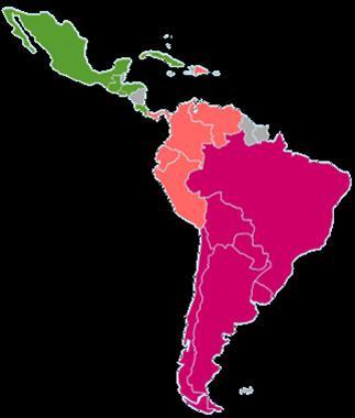 Países integrantes del MFC LA Países MFC Latinoamericanos