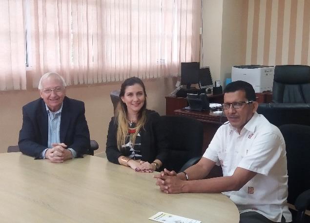 (Fecha: 19/Julio/2017) La Gerente de RH del International Union Bank, Lic. Leidys Cortes, se reunió con los Vicedecanos, Mgter.