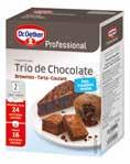 50 ml agua 4 0,4 Tarta de Chocolate 4 75 g mantequilla s 8 50 g mantequilla 4 PREPARACIÓN: min. * Aprox. 67 g/ración. Elaborado en un molde de 6 cm Ø. 5 min.
