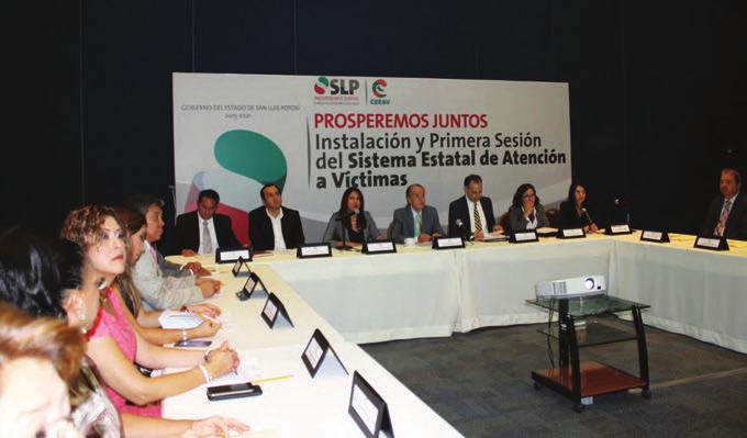 Juan Manuel Carreras López Gobernador Constitucional del Estado de San Luis Potosí Instalación y Primera Sesión del Sistema Estatal de Atención a Víctimas.