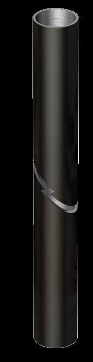 EXTENSIONES DE TUBO INTERIOR Fordia ofrece tamaños estándares de extensiones de tubo interior para usar con escariadores de 10 para ofrecer una mayor