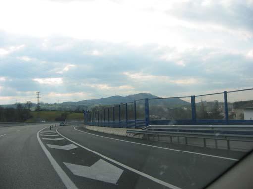 En esta zona de la UME se localizan varias pantallas acústicas (ver tabla nº2). Figura nº 2. UME 1 Autopista A-8.