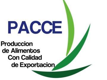 La empresa PACCE es una empresa destinada a la producción de alimentos, de diferentes rubros, de capital privado, que cumple con las normas establecidas