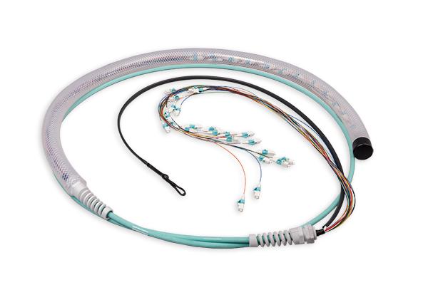 LANmark-OF Universal SC/LC Pre-Terminated Fibre Assembly Factory terminated SC/LC bre assembly Universal Pre-Term for installation indoor and outdoor in a duct Fibre count: 12F and 24F Fibre type: