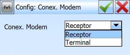 Opción Receptor: La tarjeta SIM va alojada el receptor GNSS (Receptores Hiper II, GR5, GR3, Hiper V).