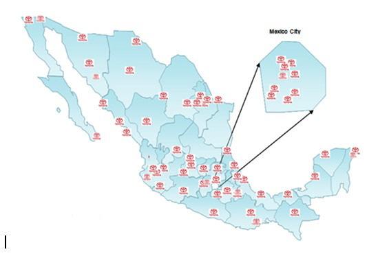 b.2. Canales de Distribución Actualmente Toyota Financial Services México contacta a los Compradores potenciales a través de los Distribuidores Toyota ubicados en los distintos Estados de la