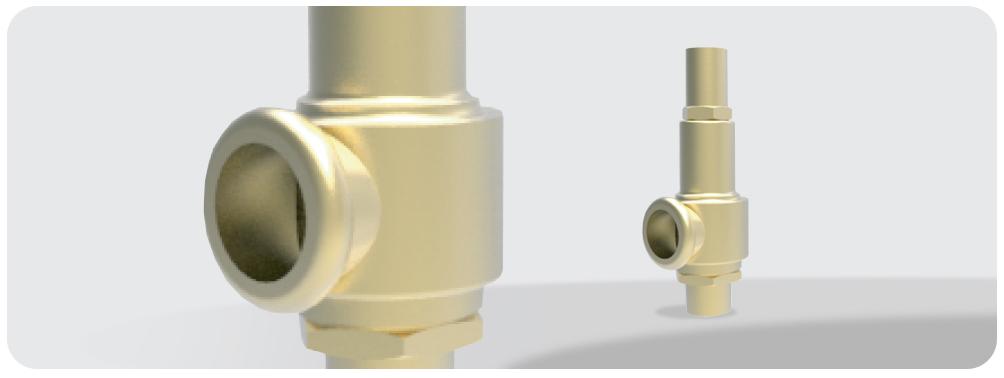 Válvulas de seguridad por alivio de presión Modelo 1200 / Roscada Diseñada bajo las normas API 520, API 527 y el Código ASME en su Sección VIII, con conexiones roscadas, el modelo 1200 ha sido