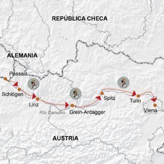 ! Austria y Alemania Danubio clásico, de Passau a Viena en bicicleta Salidas de Abril a Octubre Un viaje auto guiado, perfecto para iniciarse en el mundo del ciclo-viaje.