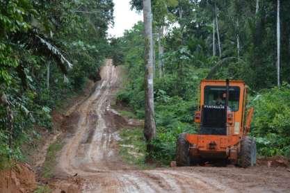 cada vez se encuentra una mayor evidencia de cómo es a partir de la construcción de carreteables, que se establecen los núcleos de deforestación y nuevos asentamientos.