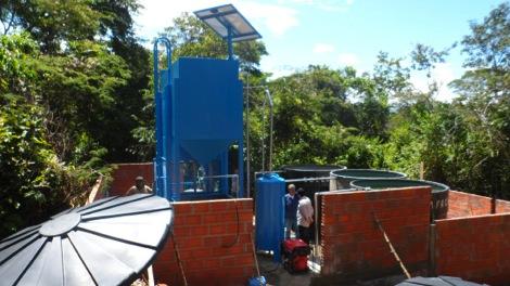 Planta de Tratamiento de Agua Potable Ya se instalaron las redes de agua.