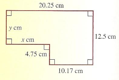 El perímetro es la distancia alrededor de una figur El