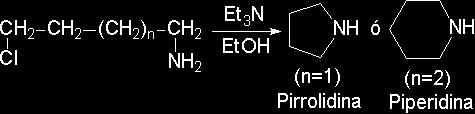 La reacción puede llevarse a cabo intramolecularmente: Reducción de nitrilos RCH 2 CN RCH 2 X + CNNa H 2 / Cat 1. LiAlH 4 / éter 2.