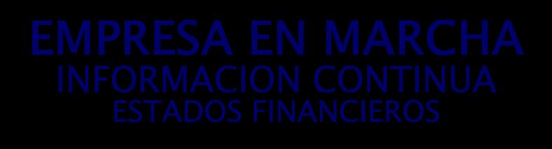 ESTADOS FINANCIEROS RECEPCION CONFORME CONSISTENCIA REVISION