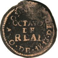REALISTA: (ROYALIST COINAGE) 619. 1/8 Real, Durango, 1812. (KM-60). Moneda rara. VG 6000.