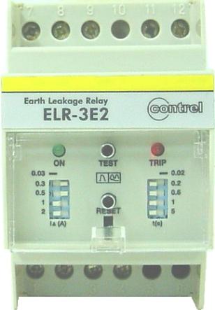 ELR-E ELR-E Relé diferencial Versión para montaje en carril DIN 6 GENERAL El relé tipo ELR-E viene a completar la serie de relés alojados en envolventes modulares según las normas DIN 0 con una