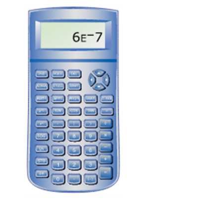 29 Qué número escrito en forma estándar representa el número de la calculadora de abajo? Slide 76 / 139 A 0.000000000974 B 0.