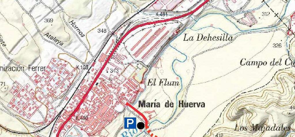 En pleno casco urbano de Zaragoza se unen las aguas del río Huerva con las del Ebro.