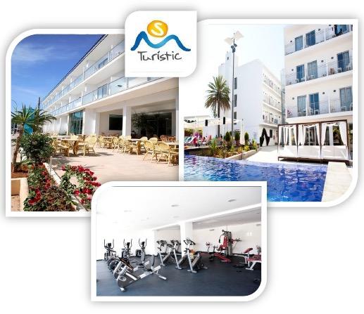 DESCRIPCIÓN: HOTEL PUCHET*** Este moderno Hotel está situado en la localidad turística de San Antonio de Portmany, a 800 metros de la Playa de Es Pouet y a 1,8 km de San Antonio centro.