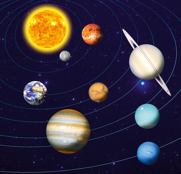 PROPUESTA 3 EL SISTEMA SOLAR ESCRIBE SU NOMBRE EN EL RÓTULO El planeta que está más cerca del Sol se llama