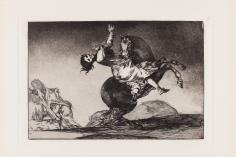 Francisco de Goya y Lucientes, El Caballo raptor. (Disparates, 10).