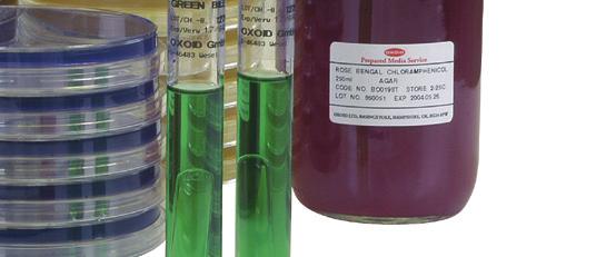 Chloramphenicol 10 x 90 mm PO5096A Wort Agar 10 x 90 mm PO5063A Yeast Extract Glucose Chloramphenicol Medium (YGC-Medium) 10 x 90 mm PO5032A Dichloran-Glycerol (DG18) Selective Medium (2x10) 55 mm